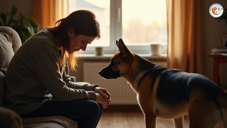 Czy pies podchodzi, gdy płaczemy? Co mówią badania o empatii psów